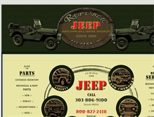 Tablet Screenshot of jeeprepublic.com